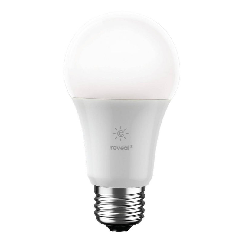 GE CYNC 2pk Reveal Smart Light Bulbs, White, Bluetooth and Wi-Fi Enabled
