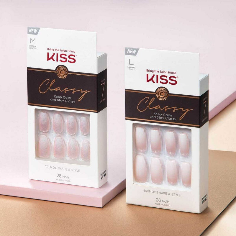 KISS Classy Fake Nails - Be-you-tiful - 28ct