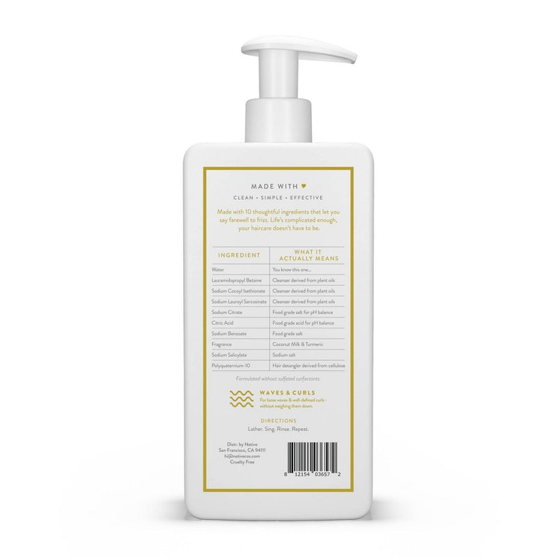 Native Turmeric Shampoo - 16.5 fl oz