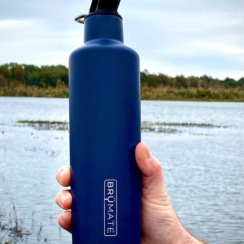 16oz Rehydration Mini Water Bottle Matte Navy - BRUMATE