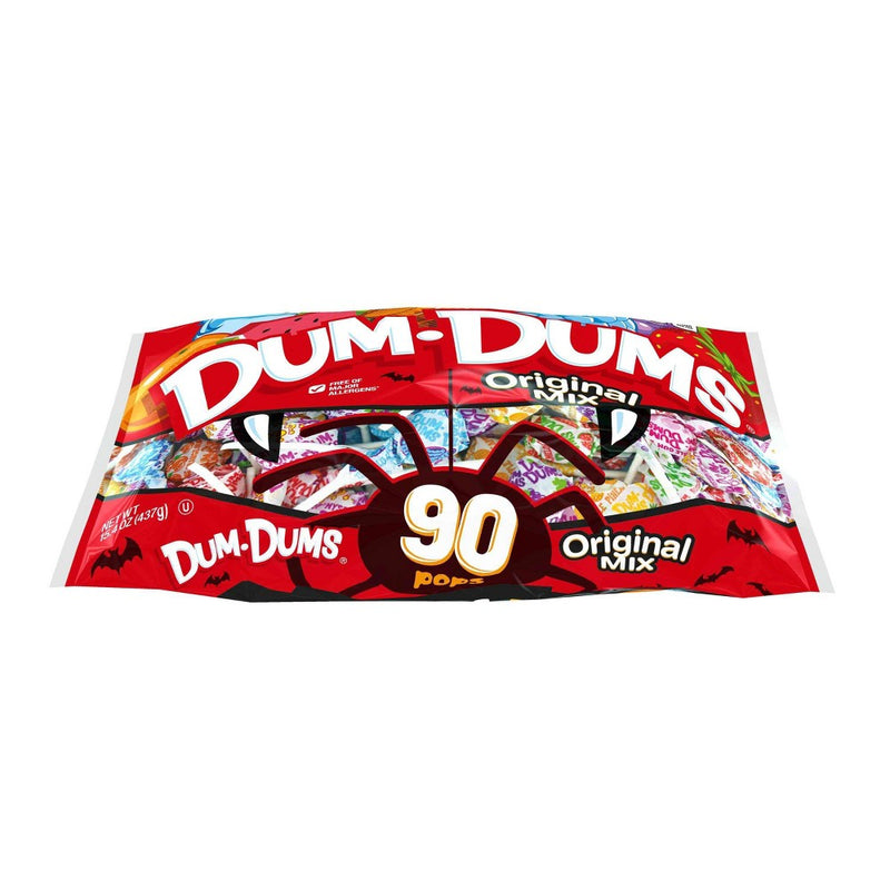 DumDums Halloween Original Mix Lollipops Bag - 15.4oz/90ct (LOCAL PICKUP ONLY)