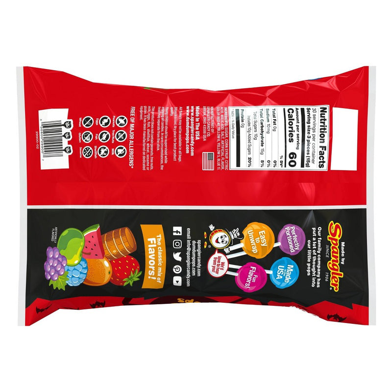 DumDums Halloween Original Mix Lollipops Bag - 15.4oz/90ct (LOCAL PICKUP ONLY)