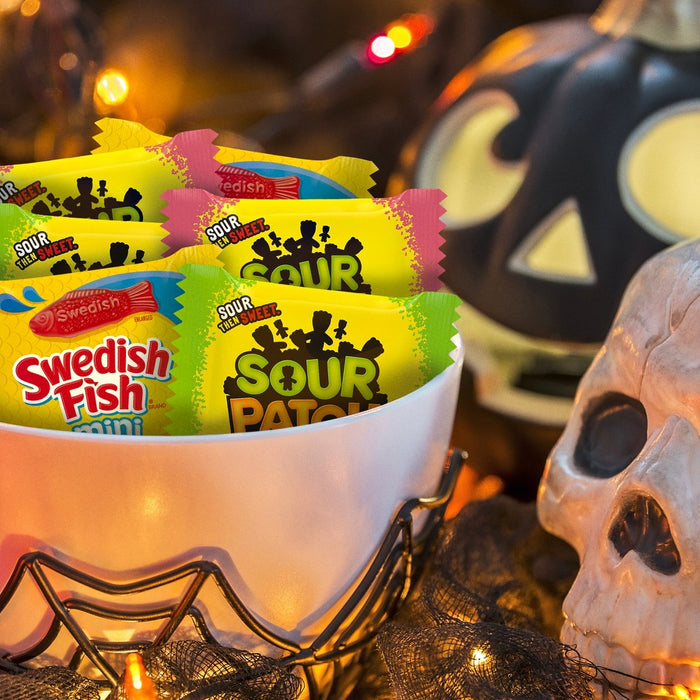 Halloween Sour Patch Kids & Swedish Fish - 13.4oz/100ct