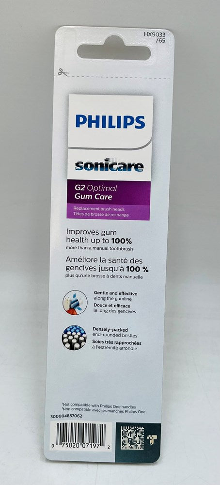 Philips Sonicare Optimal Gum Health Replacement Head - HX9033/65 - White - 3ct