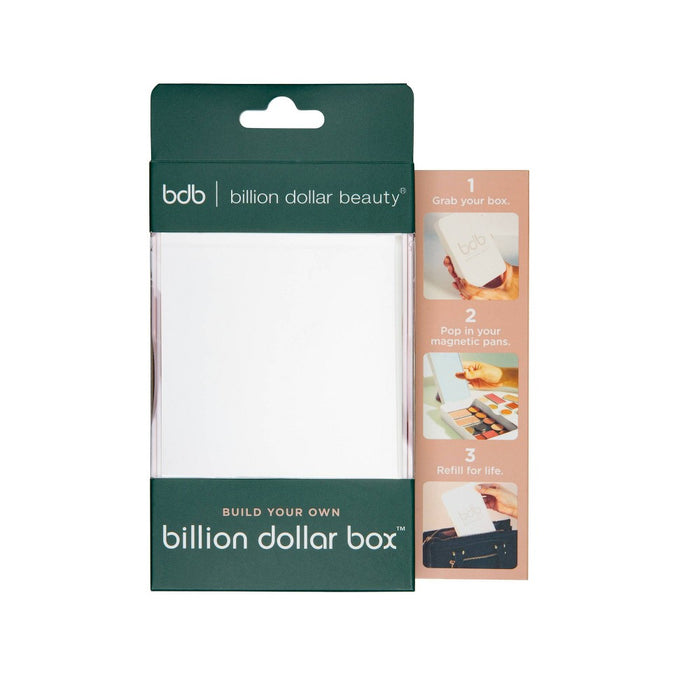 Billion Dollar Beauty Billion Dollar Box - Magnetic Box with Mirror (fits up to 15 makeup pans)