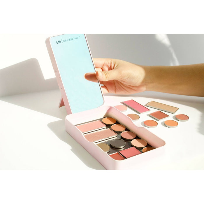 Billion Dollar Beauty Billion Dollar Box - Magnetic Box with Mirror (fits up to 15 makeup pans)
