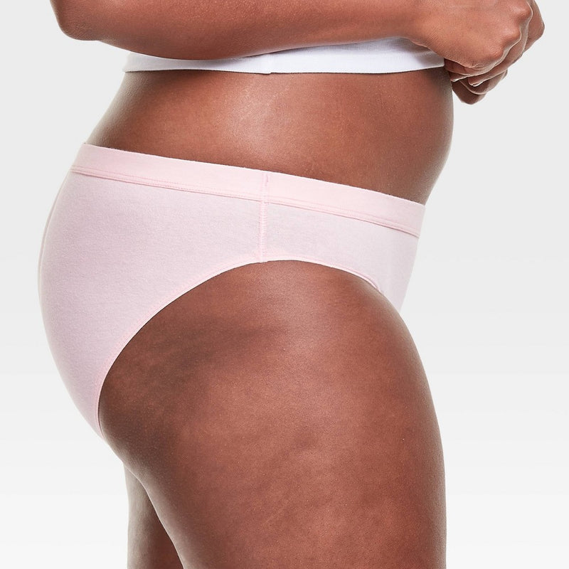 Hanes Women's 6pk Pure Comfort Organic Cotton Hipster Underwear - Colors May Vary 6