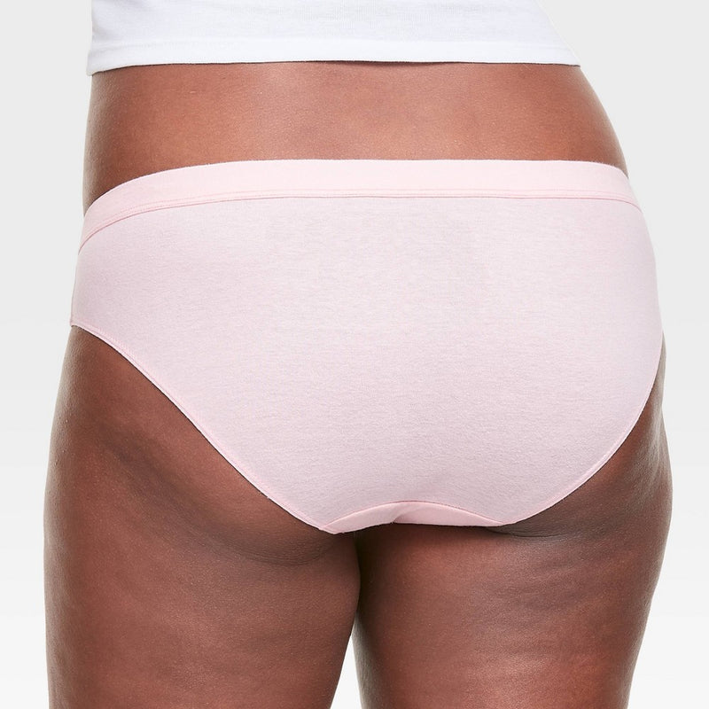 Hanes Women's 6pk Pure Comfort Organic Cotton Hipster Underwear - Colors May Vary 6