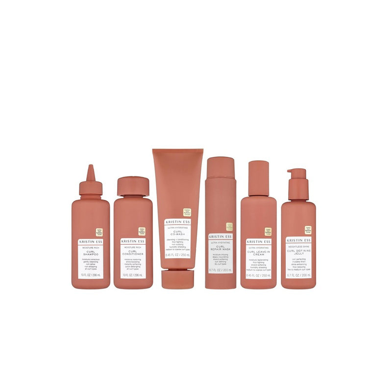 Kristin Ess Moisture Rich Curl Conditioner for Dry Damaged Curly + Wavy Hair, Vegan + Sulfate Free - 10 fl oz