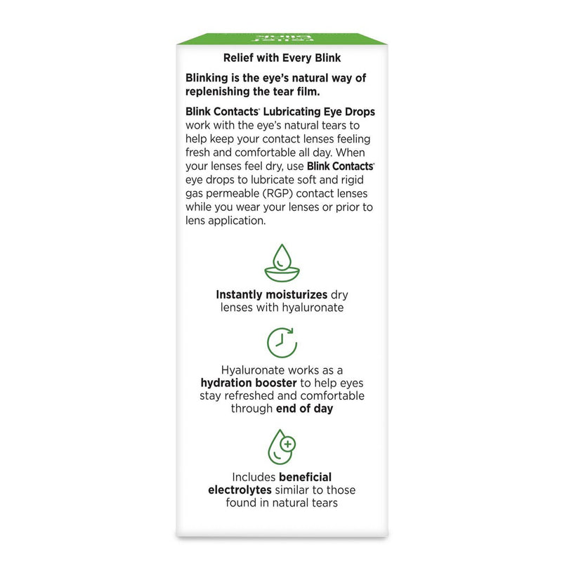 Blink Eye Drops for Contact Lenses - 0.34 fl oz