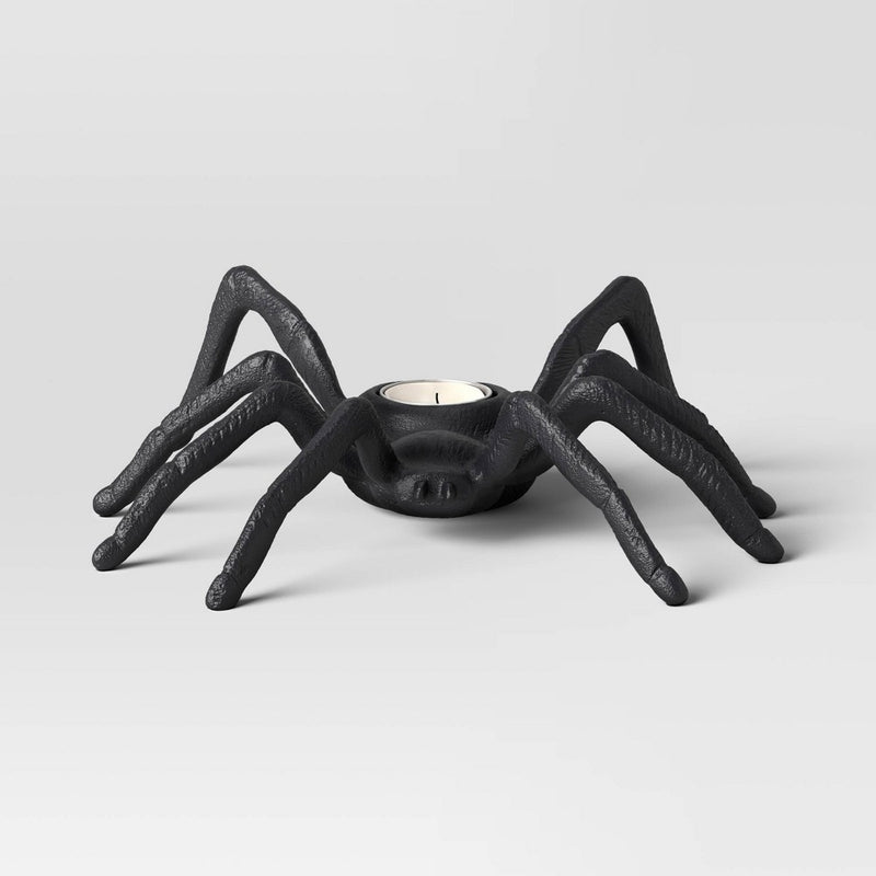 Halloween Spider Candle Holder Black - Threshold