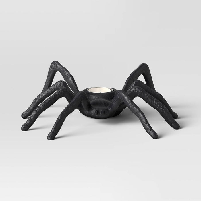 Halloween Spider Candle Holder Black - Threshold