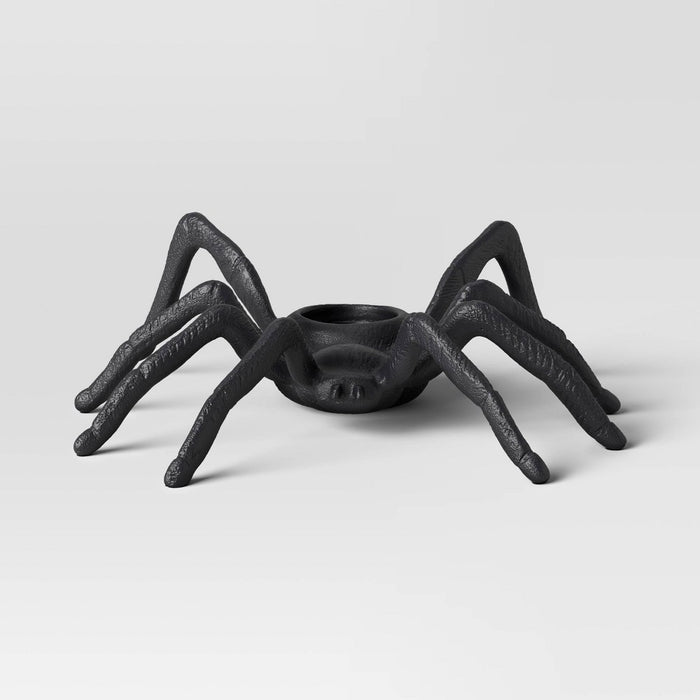 Halloween Spider Candle Holder Black - Threshold