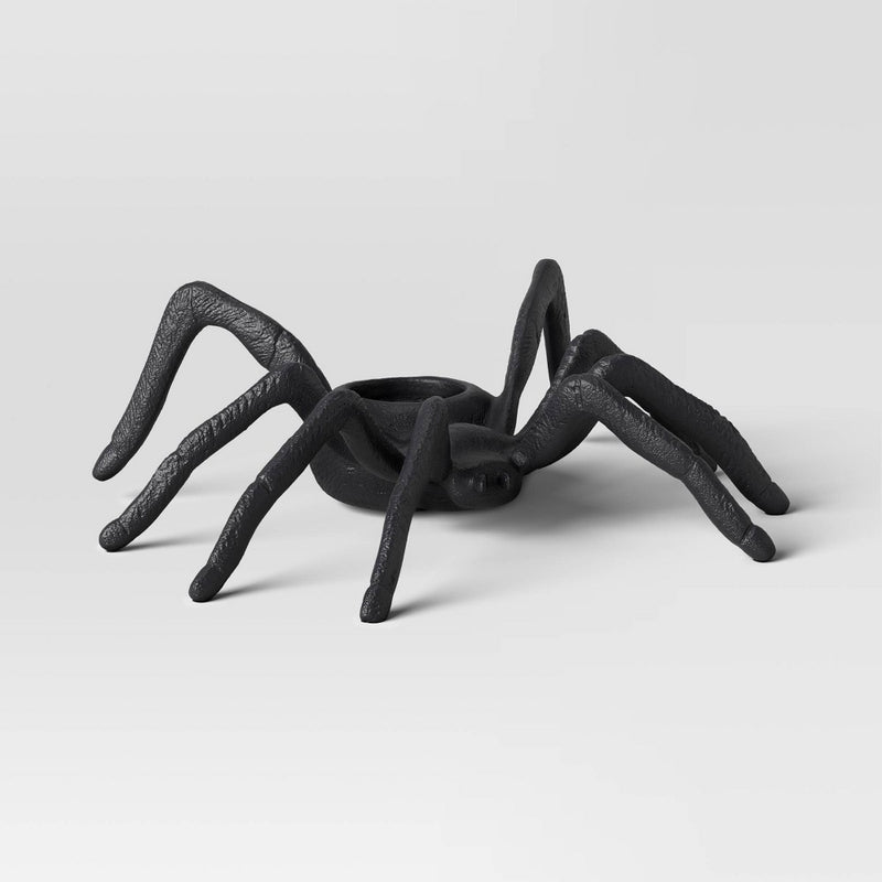 Halloween Spider Candle Holder Black - Threshold