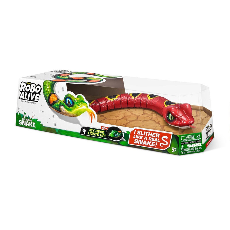 Robo Alive Robotic Red Snake Toy by ZURU