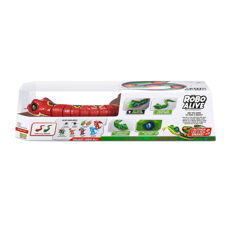 Robo Alive Robotic Red Snake Toy by ZURU
