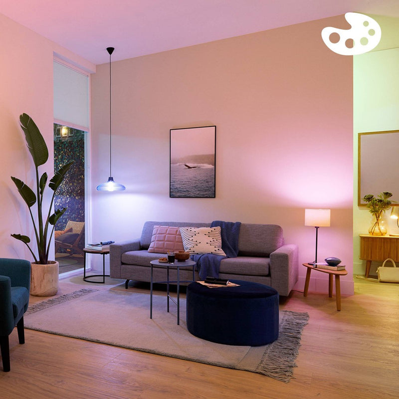 Philips 2pk 8.8W Smart LED Wi-Fi and Bluetooth A19 Color