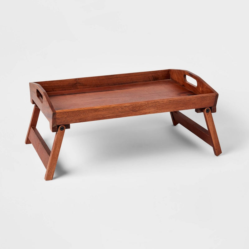 22" x 14" Wood Signature Bed Tray - Threshold