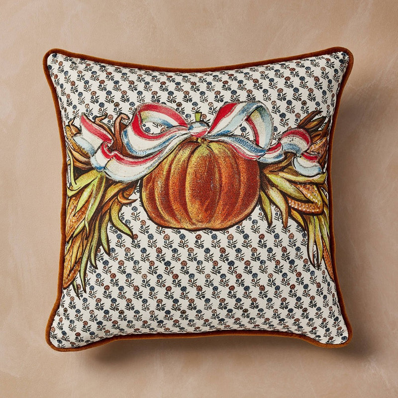 18" Square Pillow Fall Pumpkin - John Derian for Target