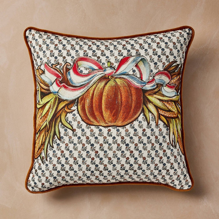 18" Square Pillow Fall Pumpkin - John Derian for Target