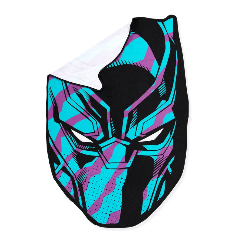 Black Panther Shaped Beach Towel
