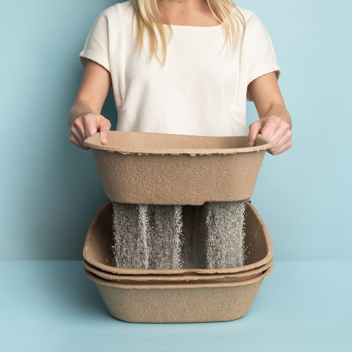 Kitty Sift Eco-Friendly Sifting Cat Litter Box Litter Sifting Liner Set - L - 5pk