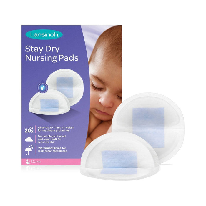 Lansinoh Stay Dry Disposable Nursing Pads - 60ct