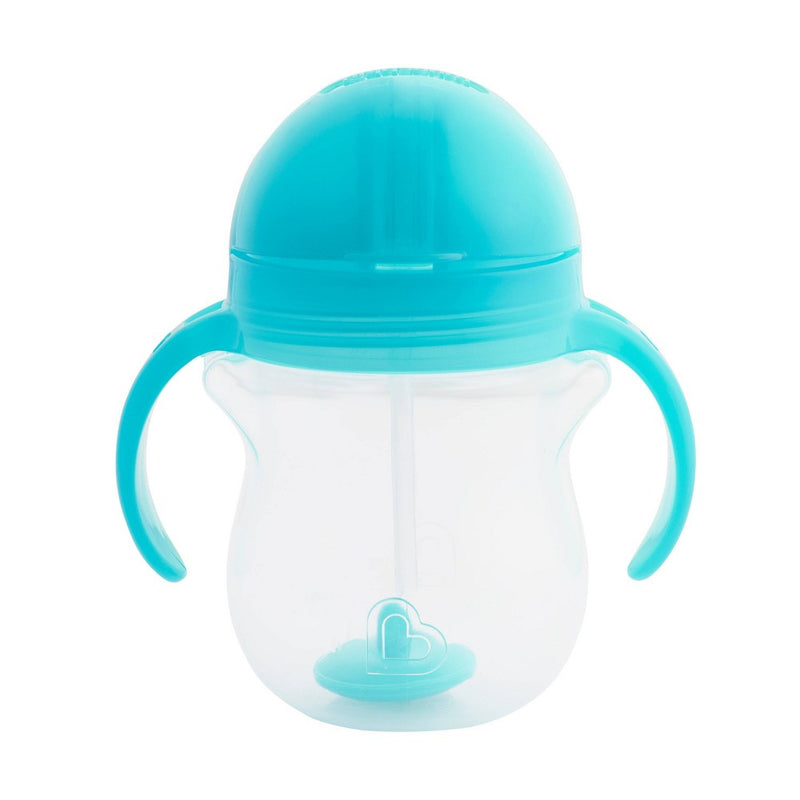 Munchkin Click Lock Weighted Straw Trainer Cup - 7oz - Blue
