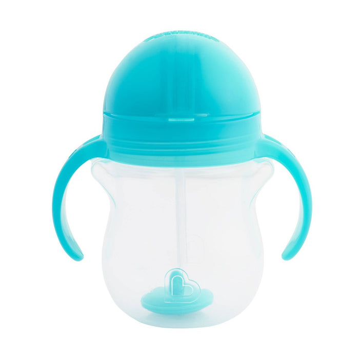 Munchkin Click Lock Weighted Straw Trainer Cup - 7oz - Blue