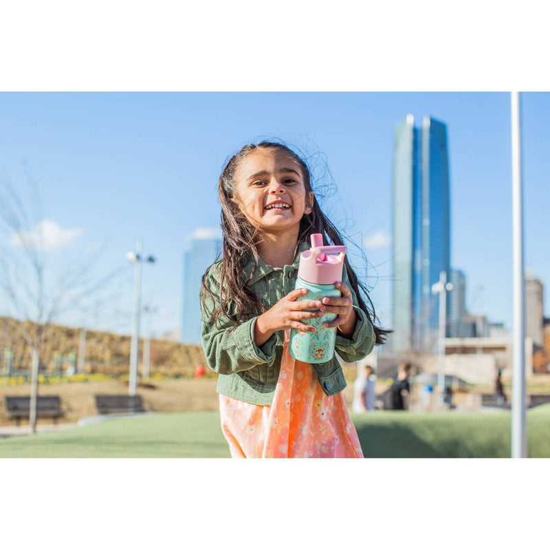 Simple Modern 14oz Stainless Steel Dino Summit Kids Tumbler with Lid and Straw
