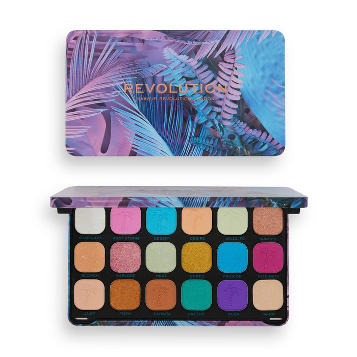 Makeup Revolution Forever Flawless Eyeshadow Palette - Desert Desire - 0.77oz