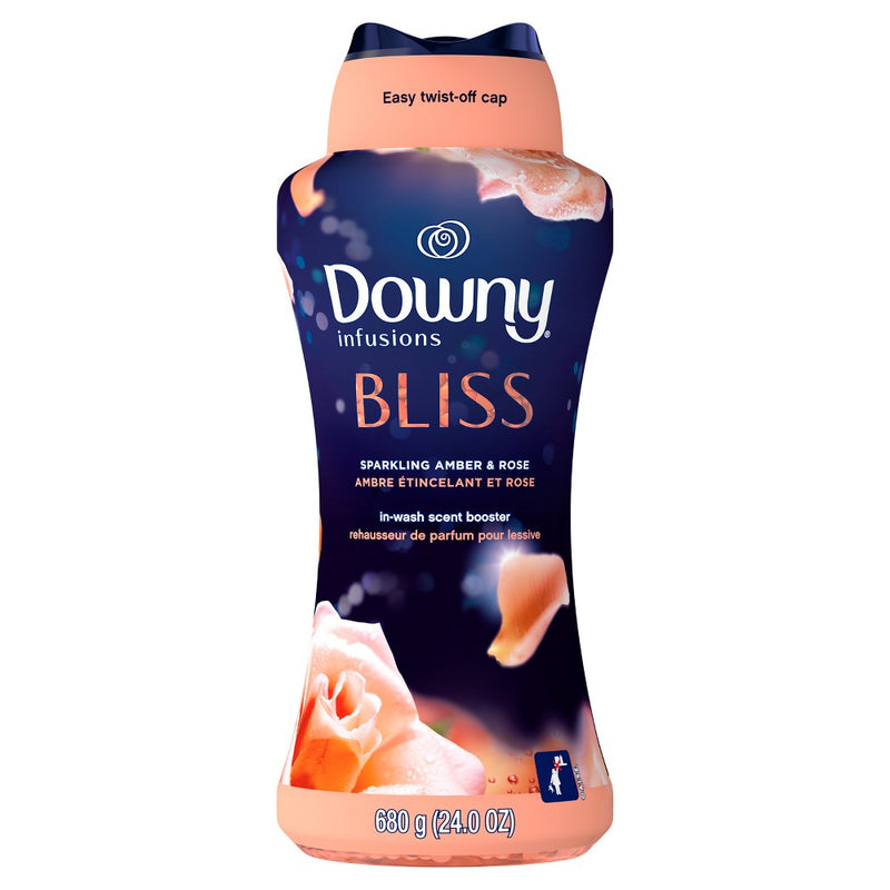 Downy Infusions Bliss Sparkling Amber & Rose In-Wash Scent Booster Beads - 24oz