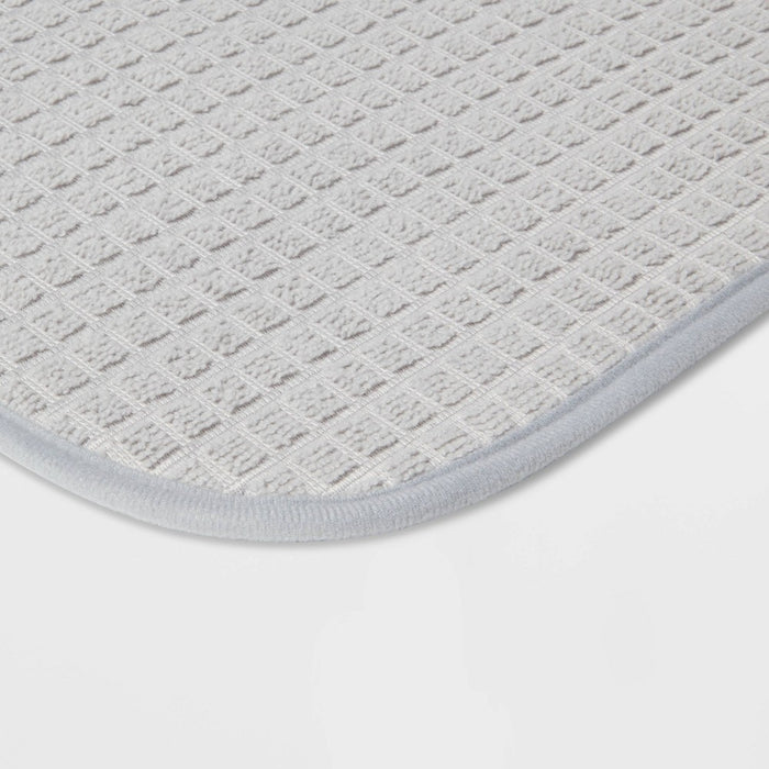 18"x 24" Drying Mat Light Gray - Brightroom