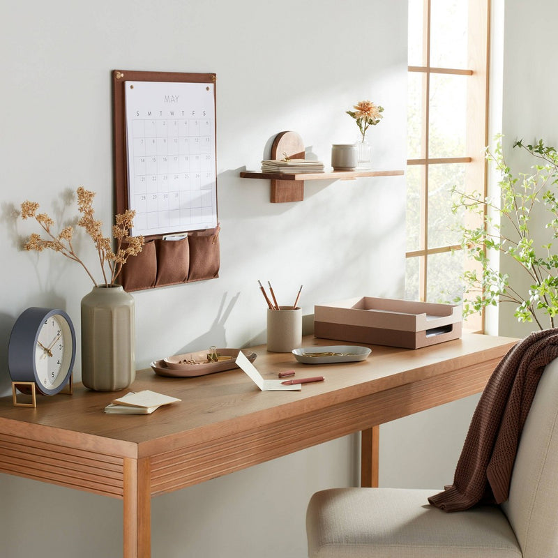 Fabric Paper Tray Light Brown - Hearth & Hand with Magnolia