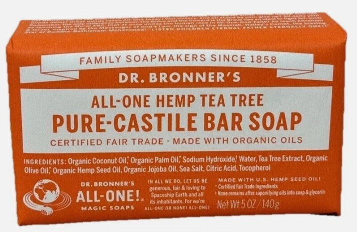 Dr. Bronner's Tea Tree Bar Soap - 5oz