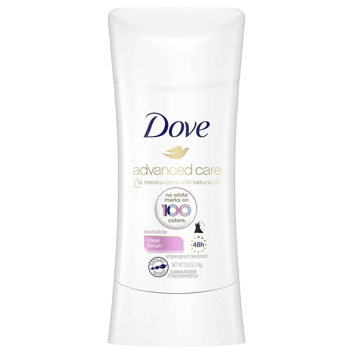 Dove Beauty Advanced Care Clear Finish 48-Hour Invisible Antiperspirant & Deodorant Stick - 2.6oz