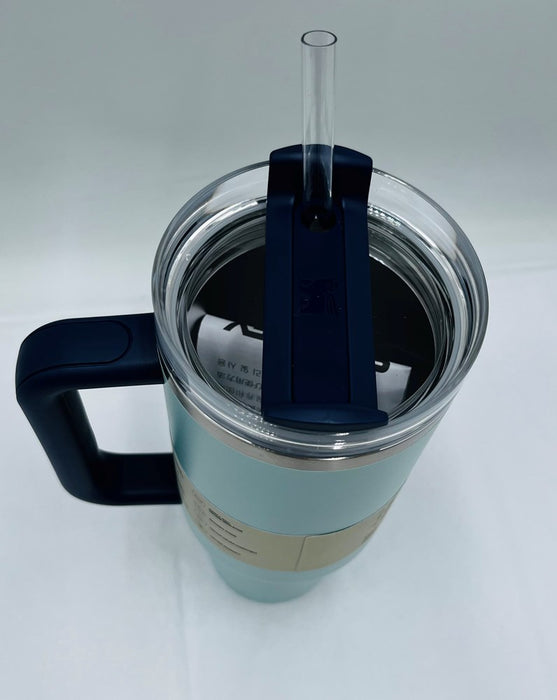 Stanley 40oz Stainless Steel H2.0 Flowstate Quencher Tumbler - Watercolor Blue