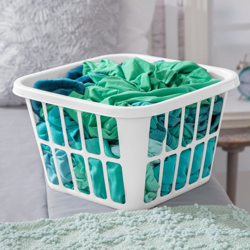 1.25bu Laundry Basket White - Brightroom