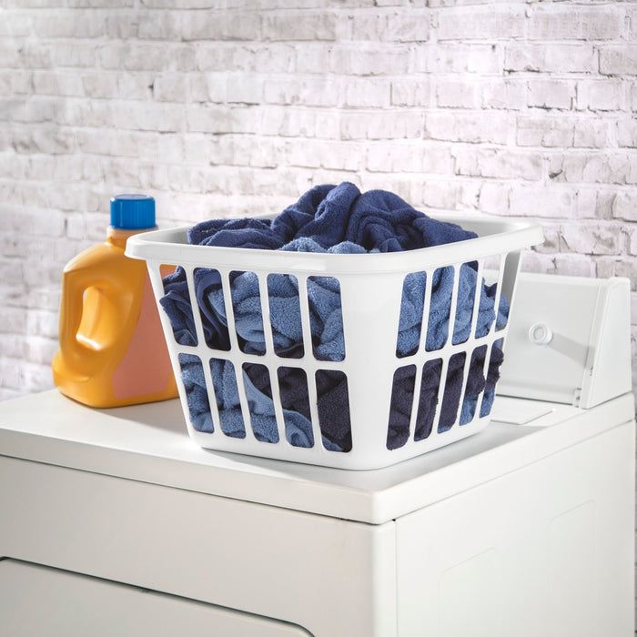 1.25bu Laundry Basket White - Brightroom