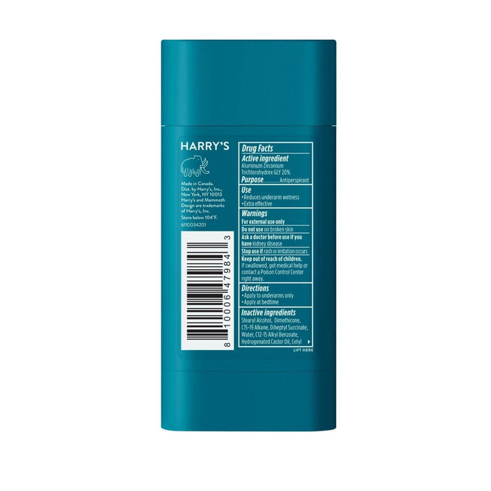 Harry's Wildlands Extra-Strength Antiperspirant Stick for Men - Woodsy Scent - 2.5oz