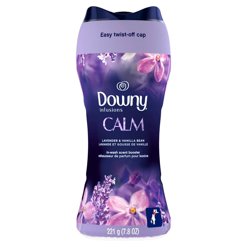 Downy Infusions Calm Lavender & Vanilla Bean Scent In-Wash Booster Beads - 7.8oz