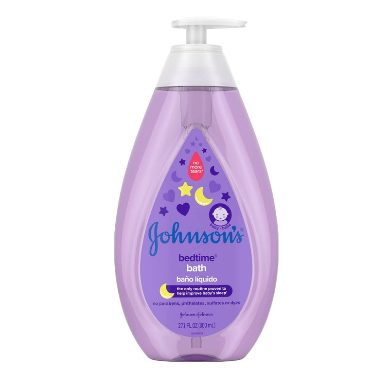 Johnson's Bedtime Baby Bath with Soothing Natural Calm Aromas, Hypoallergenic - 27.1oz]