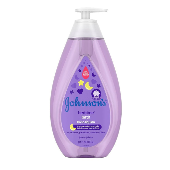 Johnson's Bedtime Baby Bath with Soothing Natural Calm Aromas, Hypoallergenic - 27.1oz]