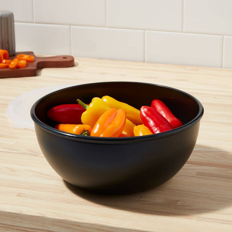 Lidded Mixing Bowl Black - Room Essentials