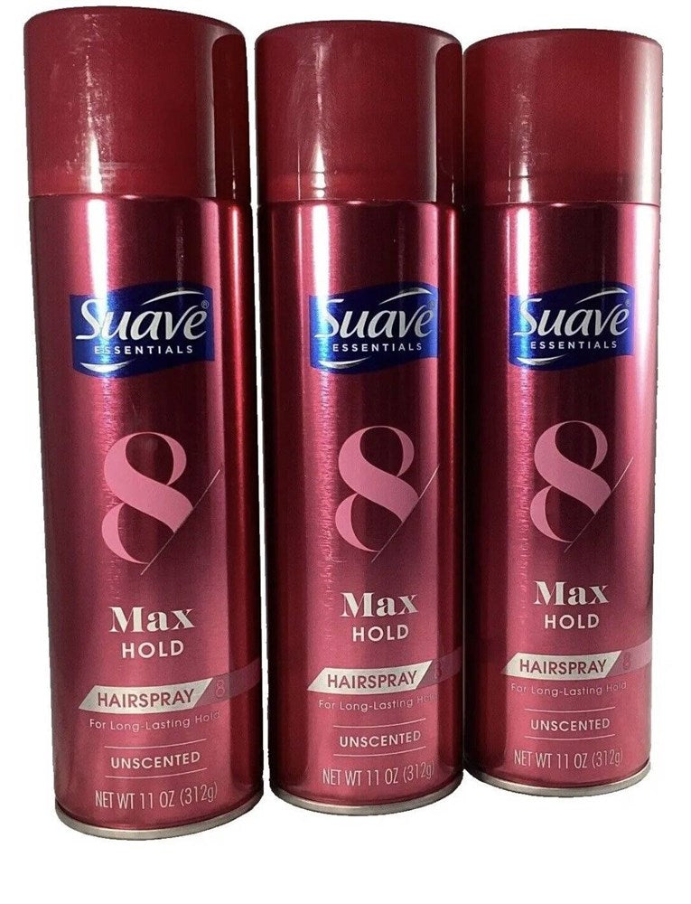 Suave Max Hold Unscented Hairspray - 11oz