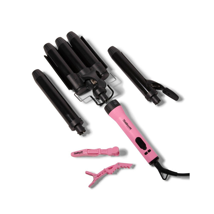 Trademark Beauty Mood Interchangeable Hair Curling Iron - 1.25" Barrel