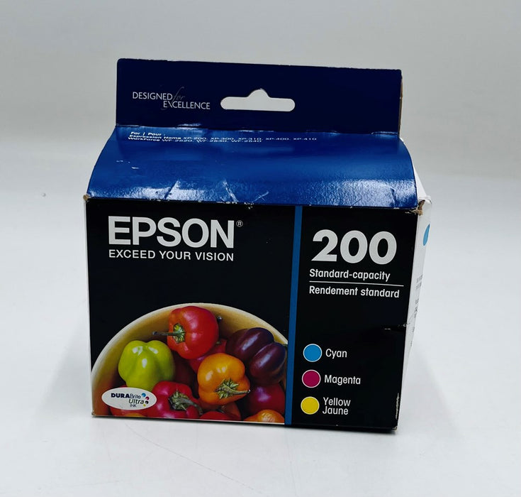 Epson 200 C/M/Y 3pk Ink Cartridges - (T200520-CP) EXP 02/27
