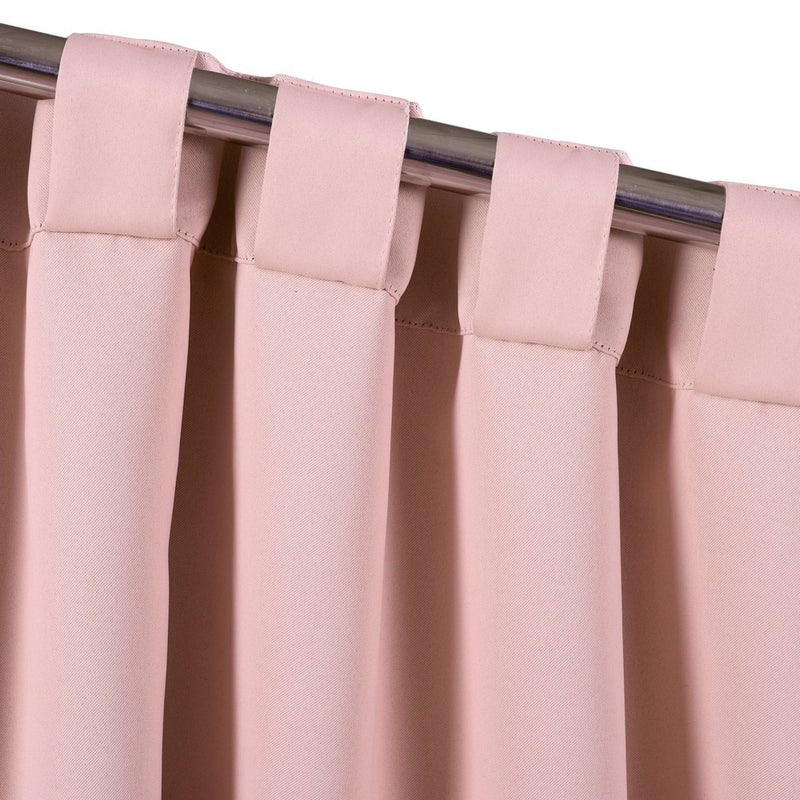 84"x52" Insulated Back Tab Blackout Window Curtain Panels Pink - Lush Decor (LOCAL PICKUP ONLY)
