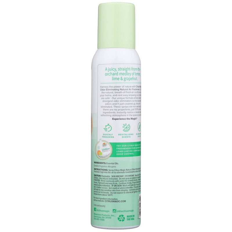 Citrus Magic Odor Eliminating Tropical Air Freshener - Fresh Citrus - 3 fl oz