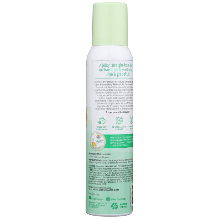 Citrus Magic Odor Eliminating Tropical Air Freshener - Fresh Citrus - 3 fl oz